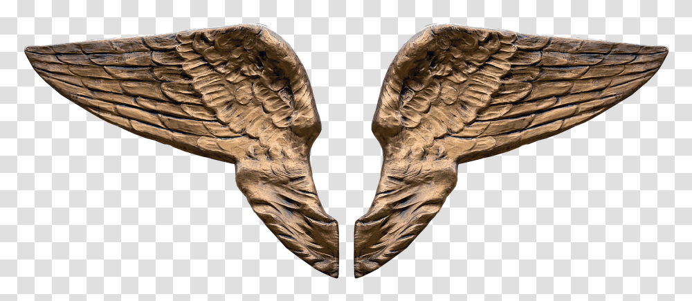 Wing Angel Wings Guardian Angel Harmony Faith 3d Wing, Bronze, Bird, Animal, Snake Transparent Png
