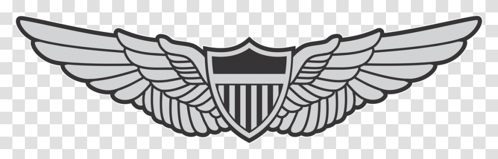 Wing Badge Us Army Aviator Wings, Armor, Lobster, Seafood, Sea Life Transparent Png