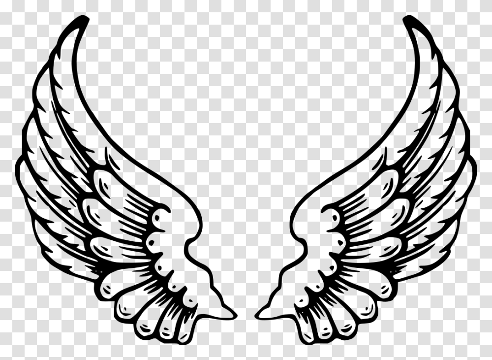 Wing Coloring Pages, Gray, World Of Warcraft Transparent Png