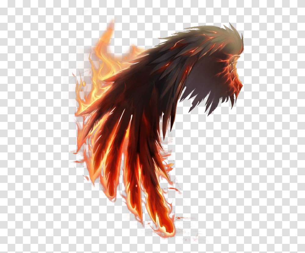 Wing Devil Fire Fire Wing, Bonfire, Flame, Person, Human Transparent Png