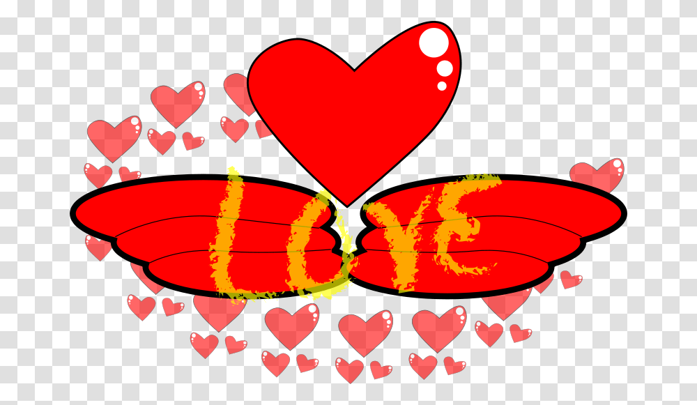 Wing, Emotion, Heart, Cushion Transparent Png