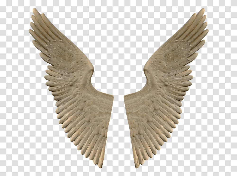 Wing Monument Marble Sculpture Angel Angel Wings Stone Angel Wings, Bird, Animal, Waterfowl Transparent Png