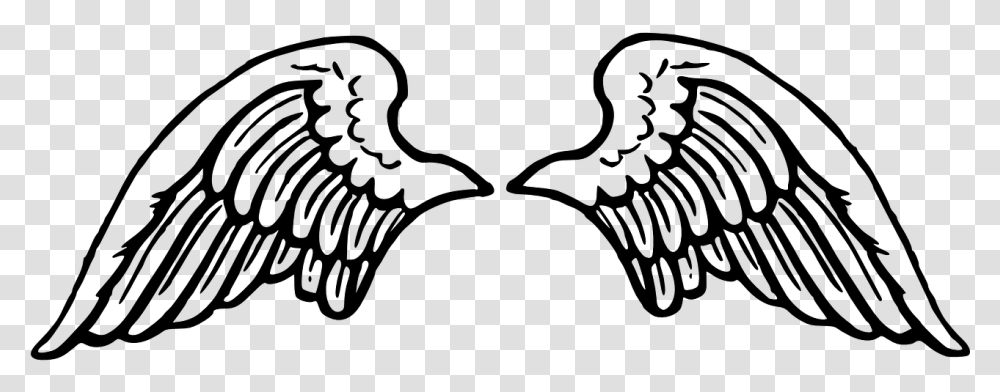 Wing Spread Angel Flying Peace Image Wings Clipart, Gray, World Of Warcraft Transparent Png