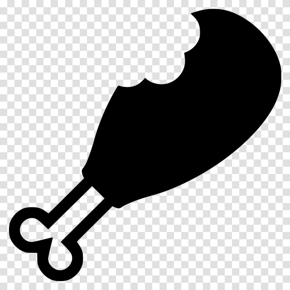 Wing Svg Chicken Chicken Wing Black And White, Silhouette, Shovel, Tool Transparent Png