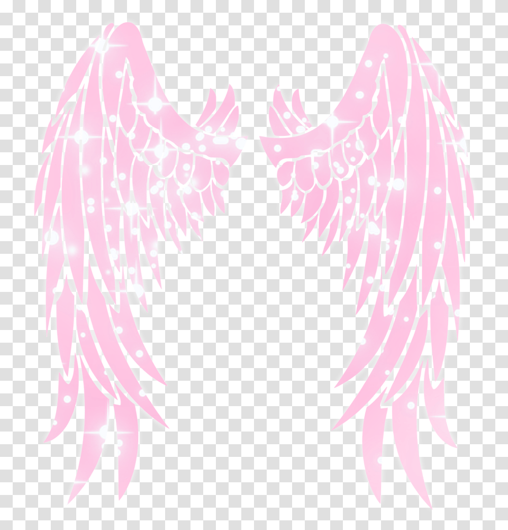 Wing Wings Angel Pink Freetoedit Ftestickers My Daddy Is My Guardian Angel, Apparel, Scarf Transparent Png
