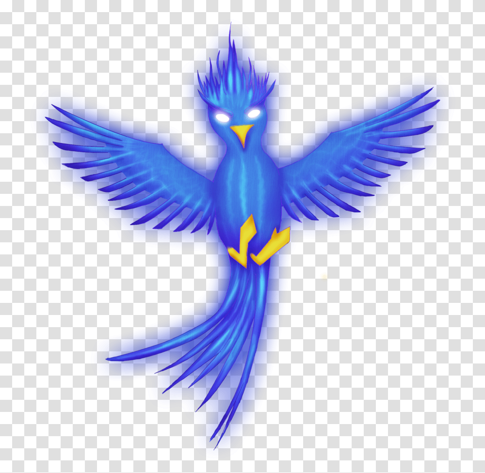 Wingcobalt Artsymbolillustration Blue Phoenix Logos, Bluebird, Animal, Blue Jay, Hummingbird Transparent Png