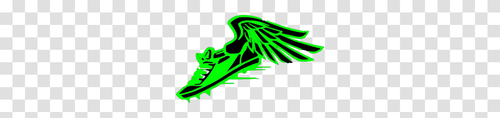 Winged Foot Green And Black Clip Art, Animal, Invertebrate, Insect, Neon Transparent Png