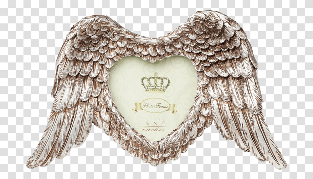 Winged Love Photo Frame Emblem, Bird, Animal, Doodle, Drawing Transparent Png