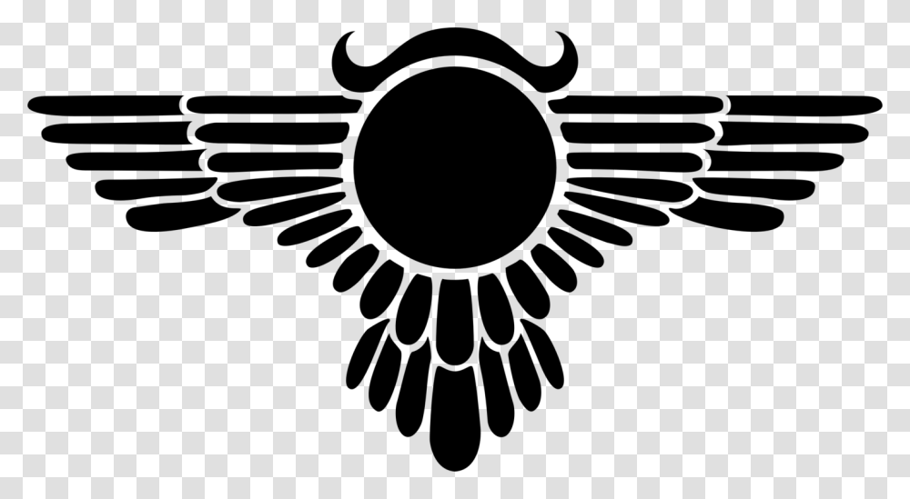 Winged Sun Symbol Logo Art Symbol Winged Sun, Gray, World Of Warcraft Transparent Png
