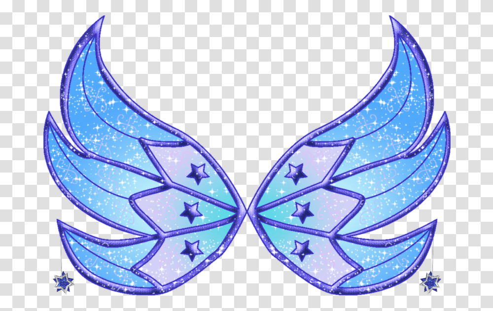 Wings Alas Winx Enchantix Fairies Fairy Fantasy Winx Club Believix Wings Blue, Ornament, Pattern, Fractal Transparent Png