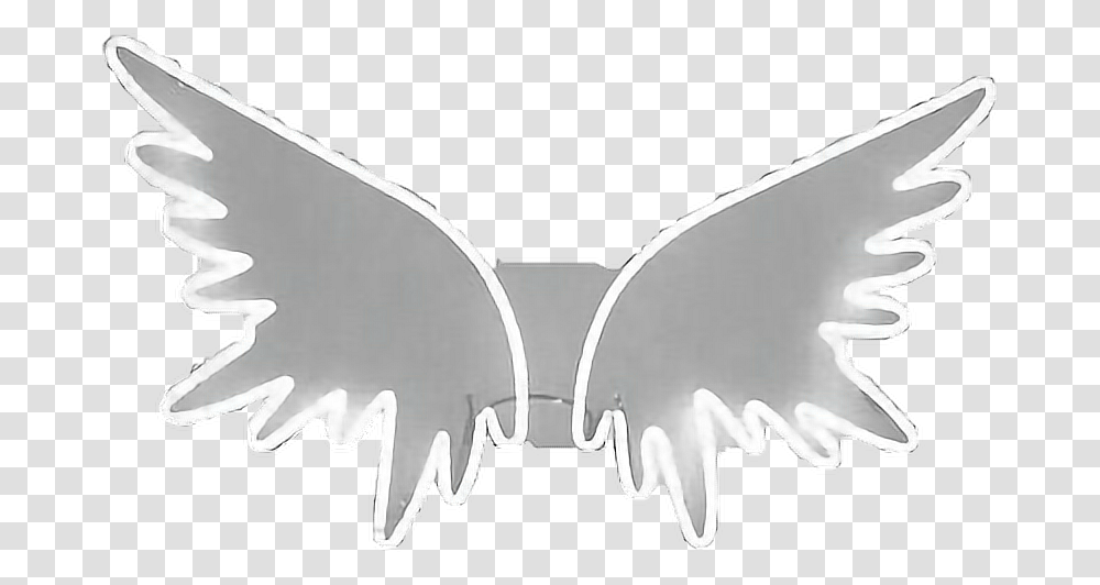Wings Angel Interesting Fly Aesthetic Aesthetics Butterfly, Bird, Animal, Stencil Transparent Png