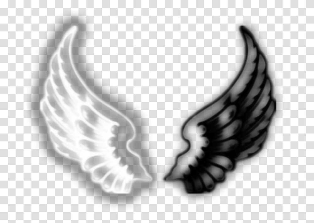 Wings Asthetic Asthetics Angel Devil Demon Wing Angel And Demon Wings Transparent Png