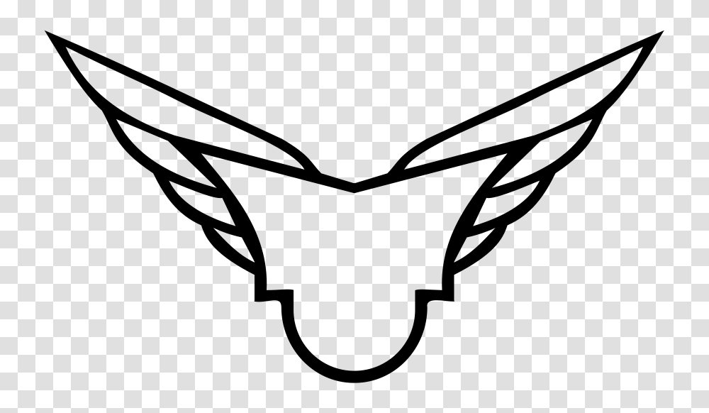 Wings Badge Clip Arts For Web, Gray, World Of Warcraft Transparent Png