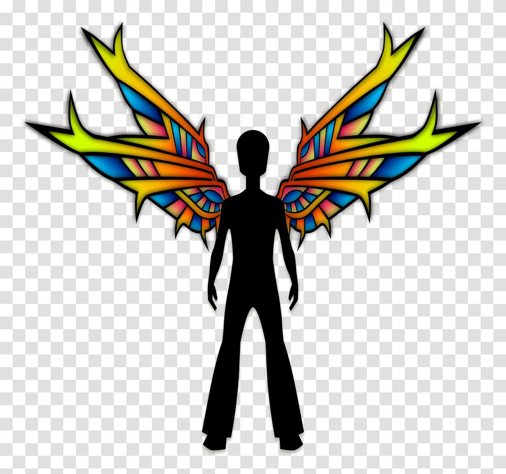 Wings Black Icons, Pattern, Person, Human, Kite Transparent Png