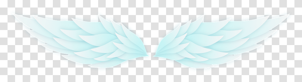 Wings Blue White Shaded Ombre Gradient Tint, Animal, Underwear, Apparel Transparent Png
