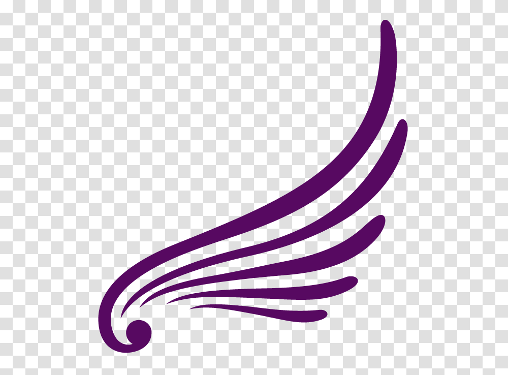 Wings Clipart Purple Angel, Floral Design, Pattern, Logo Transparent Png