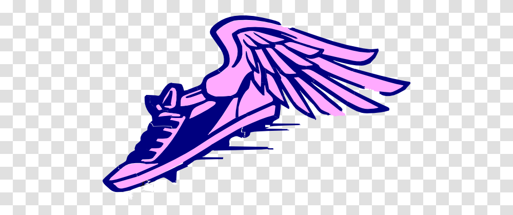 Wings Clipart Running Shoe, Logo, Animal Transparent Png