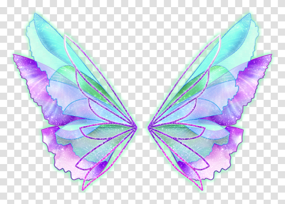 Wings Fairy Fairies Fairywings Cute Kawaii Aqua Winx Club Flora Onyrix, Insect, Invertebrate, Animal, Ornament Transparent Png