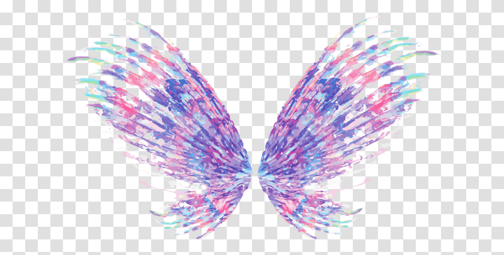 Wings Fairy Fairywings Faerie Colorful Freetoedit Sirenix Wings, Purple, Plant, Flower, Blossom Transparent Png
