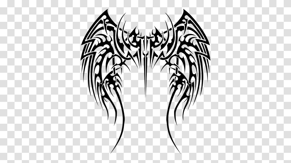 Wings Free Clipart, Gray, World Of Warcraft Transparent Png