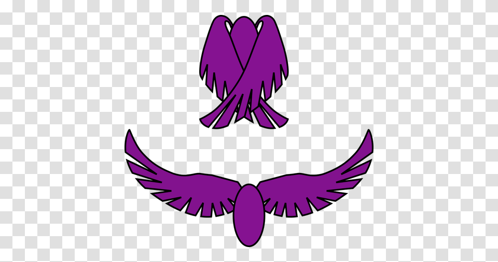 Wings Free Clipart, Emblem, Logo, Trademark Transparent Png