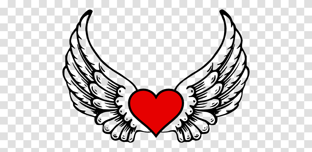 Wings Heart Cliparts Transparent Png