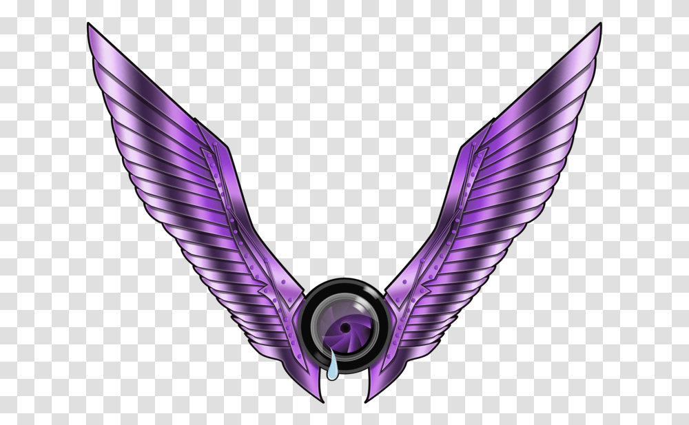 Wings Logo Purple Black Outline, Animal, Ornament, Wildlife, Mammal Transparent Png