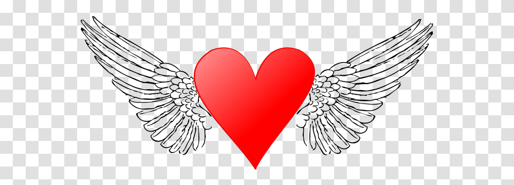 Wings N Heart Ff Svg Clip Art For Girly, Cushion Transparent Png