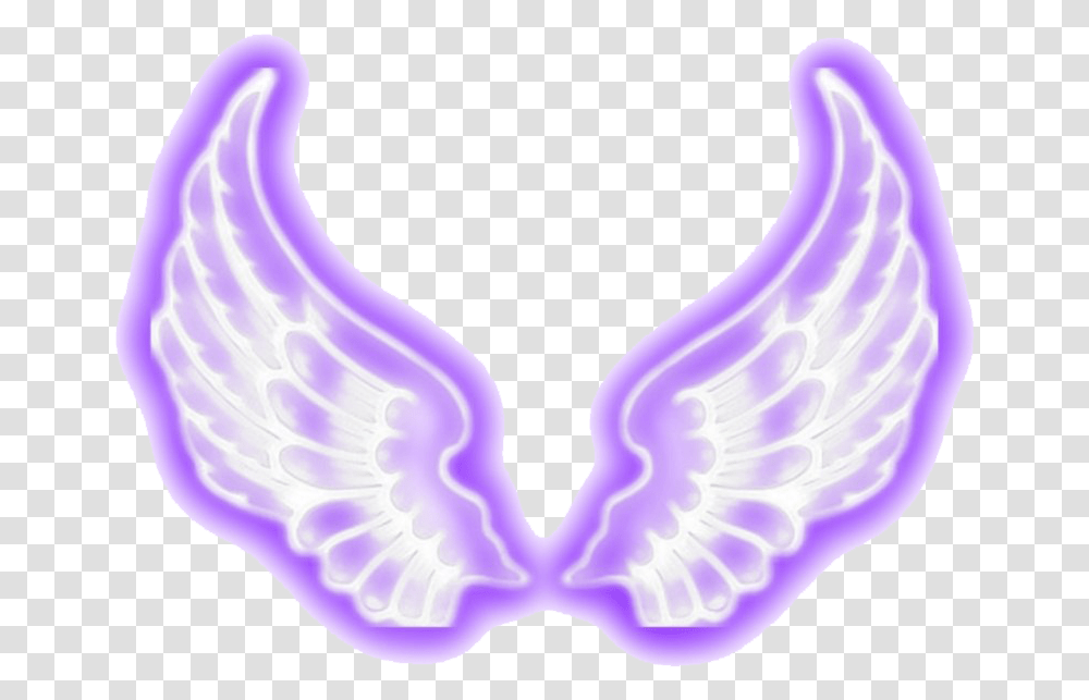 Wings Neon Angel Wings Neon, Purple, Heart, Underwear Transparent Png