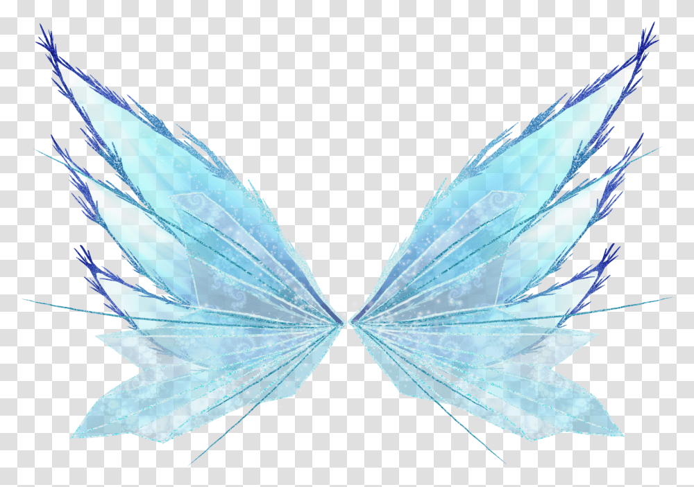 Wings Nightangle Butterfly Wing Angle New Polygoneffect Blue Butterfly Wings, Crystal, Bird Transparent Png