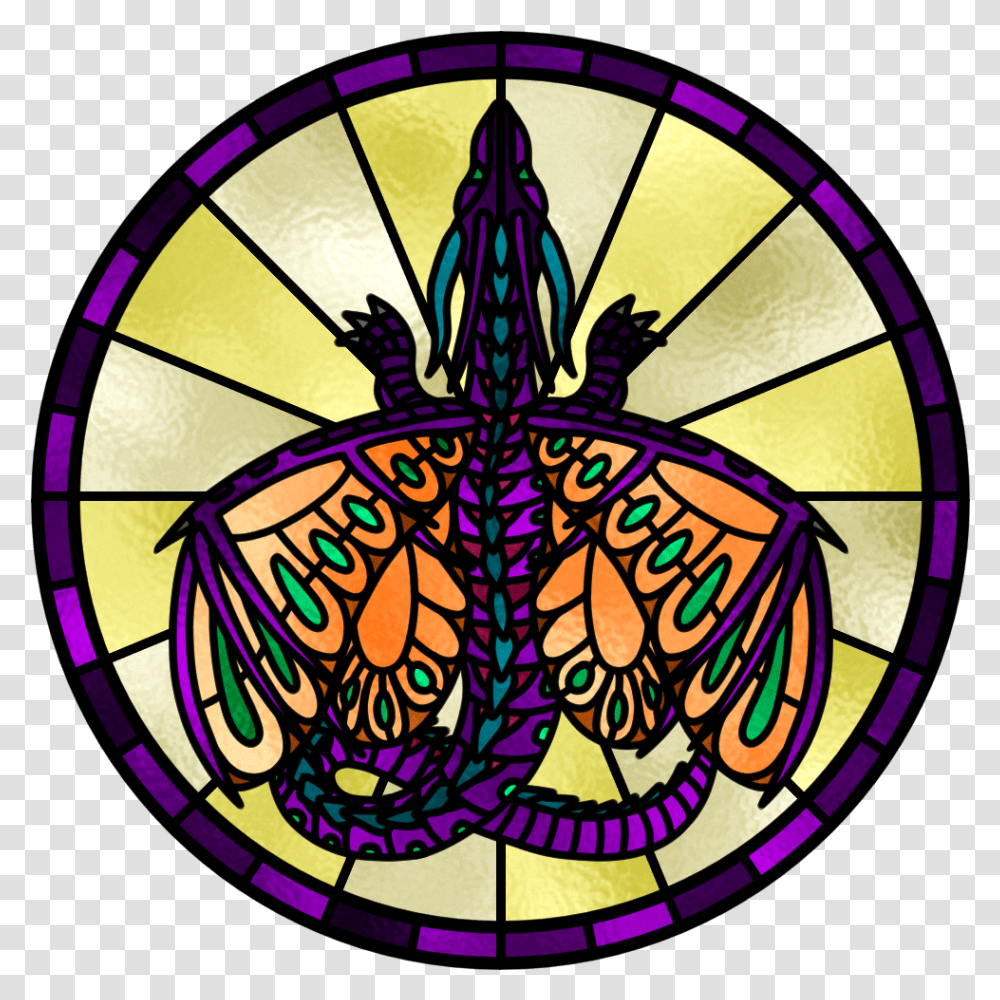 Wings Of Fire Art Silkwing Download Wings Of Fire Silkwing, Stained Glass, Clock Tower, Architecture, Building Transparent Png