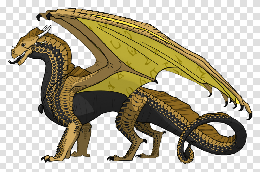 Wings Of Fire Fanon Wiki Wings Of Fire Nightwing Sandwing Hybrid, Dinosaur, Reptile, Animal, Crocodile Transparent Png