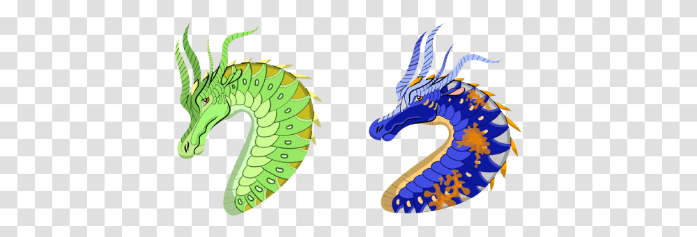 Wings Of Fire Luna And Swordtail Cursor - Custom Mythical Creature, Dragon, Animal Transparent Png