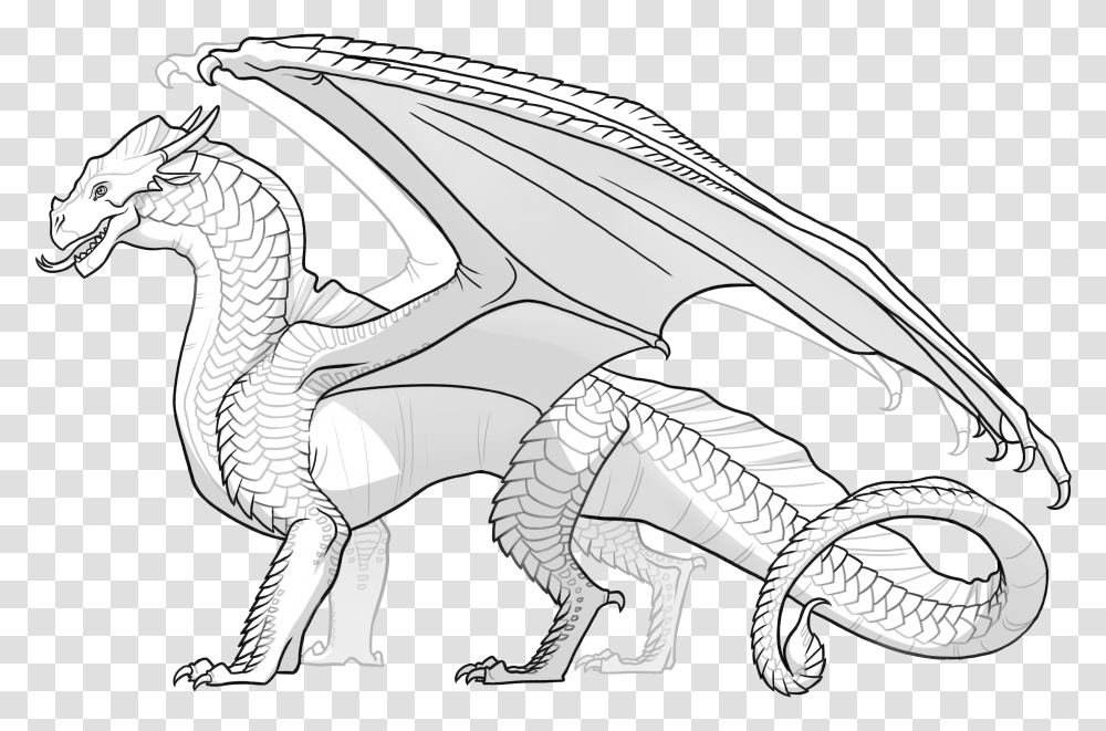 Wings Of Fire Rainwing Coloring Pages Wings Of Fire Coloring Pages, Dragon, Dinosaur, Reptile, Animal Transparent Png