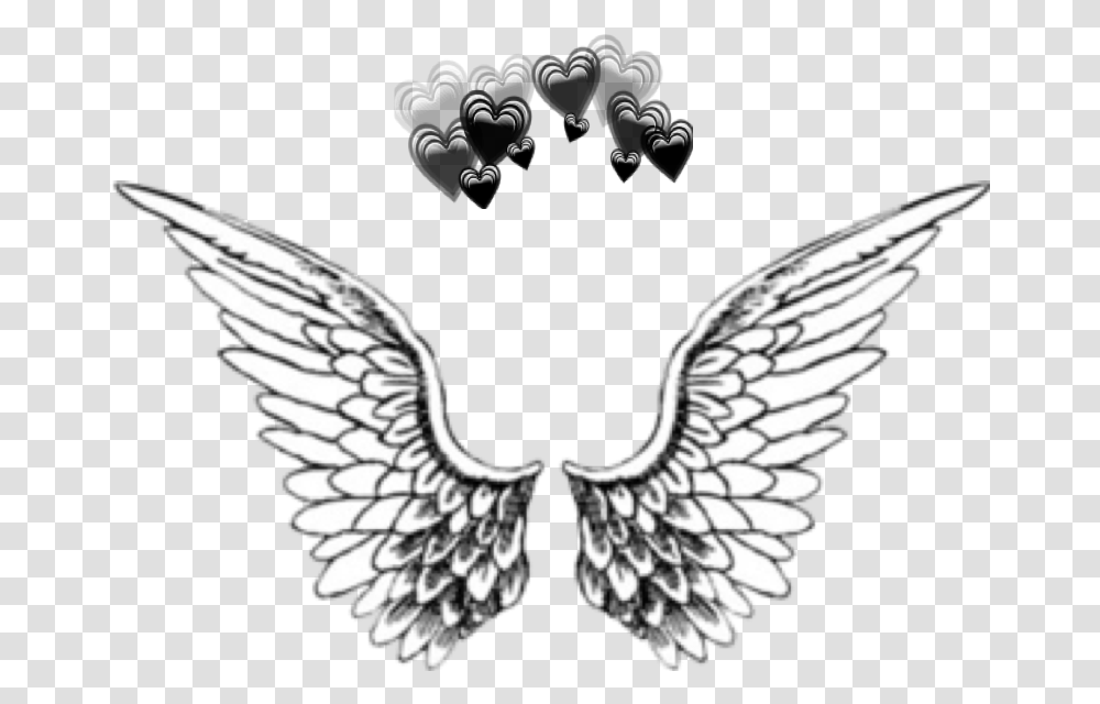 Wings Overlay, Emblem, Angel Transparent Png