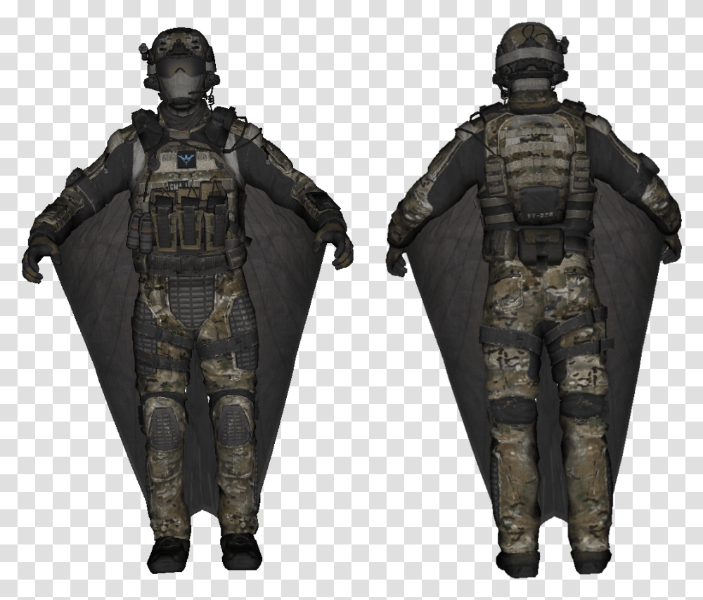 Wingsuit Call Of Duty, Person, Human, Armor, Helmet Transparent Png