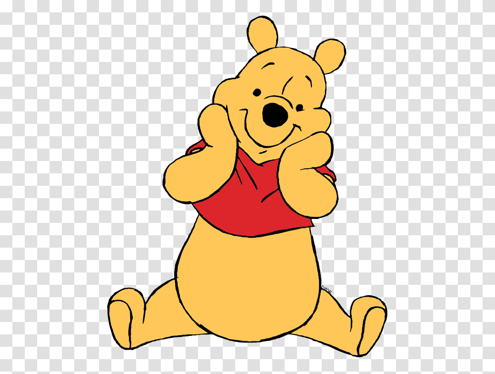 Winie The Pooh Clipart Free Stock Winnie The Pooh Cute Winnie The Pooh, Outdoors, Kneeling, Toy, Teddy Bear Transparent Png