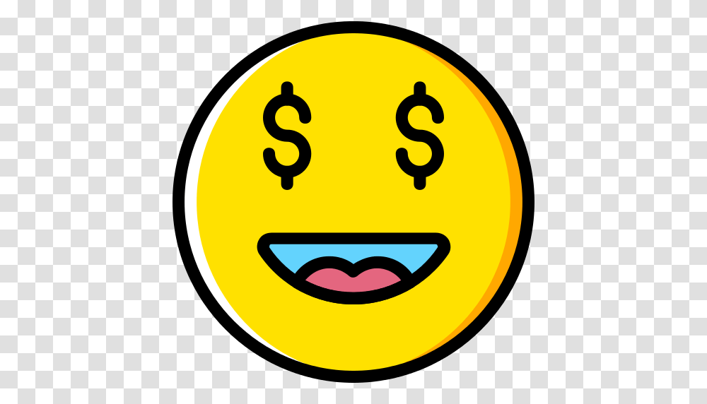 Wink Emoji Icon, Pac Man, Sign Transparent Png