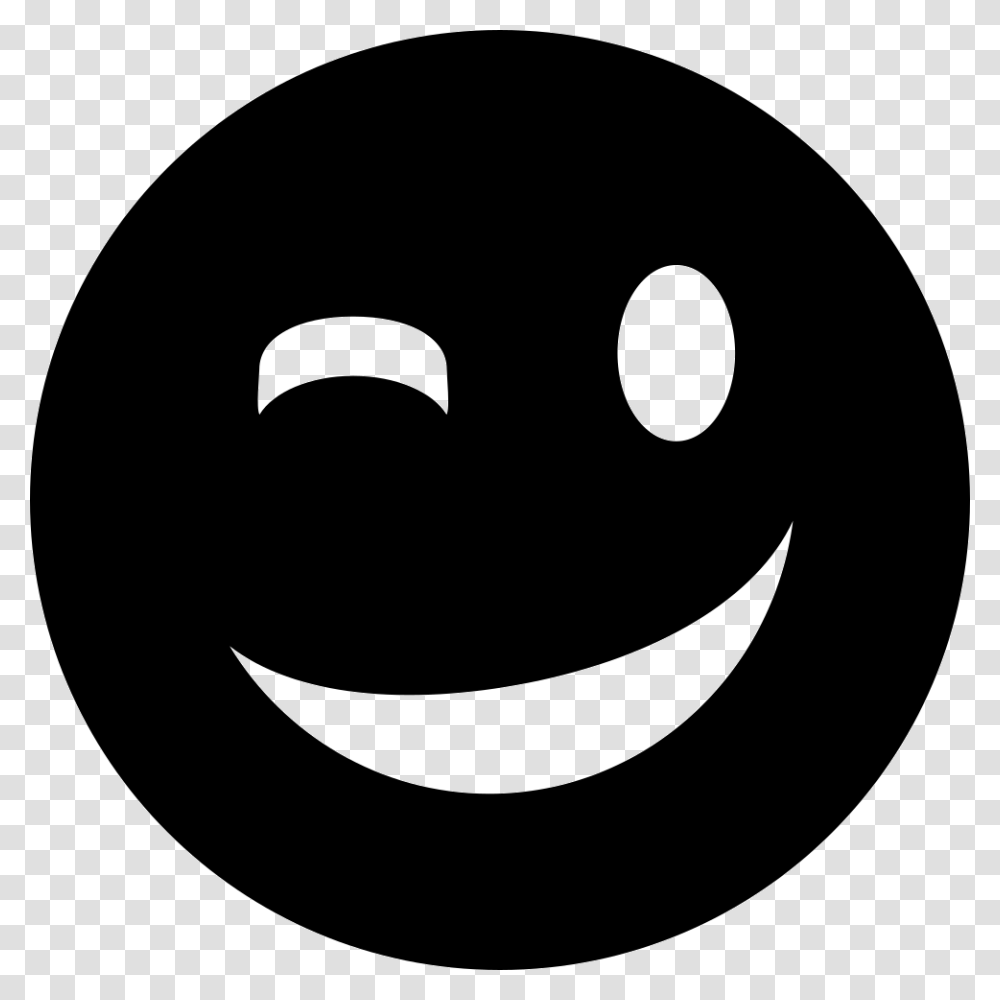 Wink Emoticon Smiley Face Do You Know Squarepusher Single, Logo, Trademark, Stencil Transparent Png