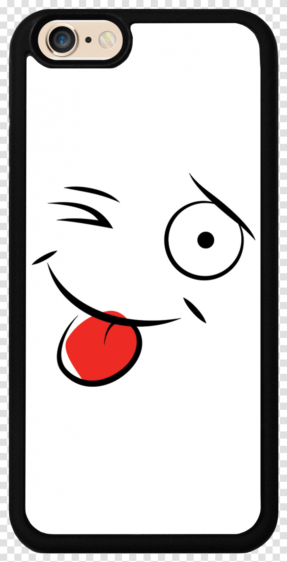 Wink Funny Face Case Smiley Cartoon, Electronics, Phone, Mobile Phone, Cell Phone Transparent Png