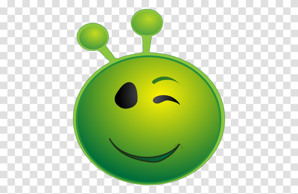 Winking Emoji Clip Art, Green, Tennis Ball, Sport, Sports Transparent Png