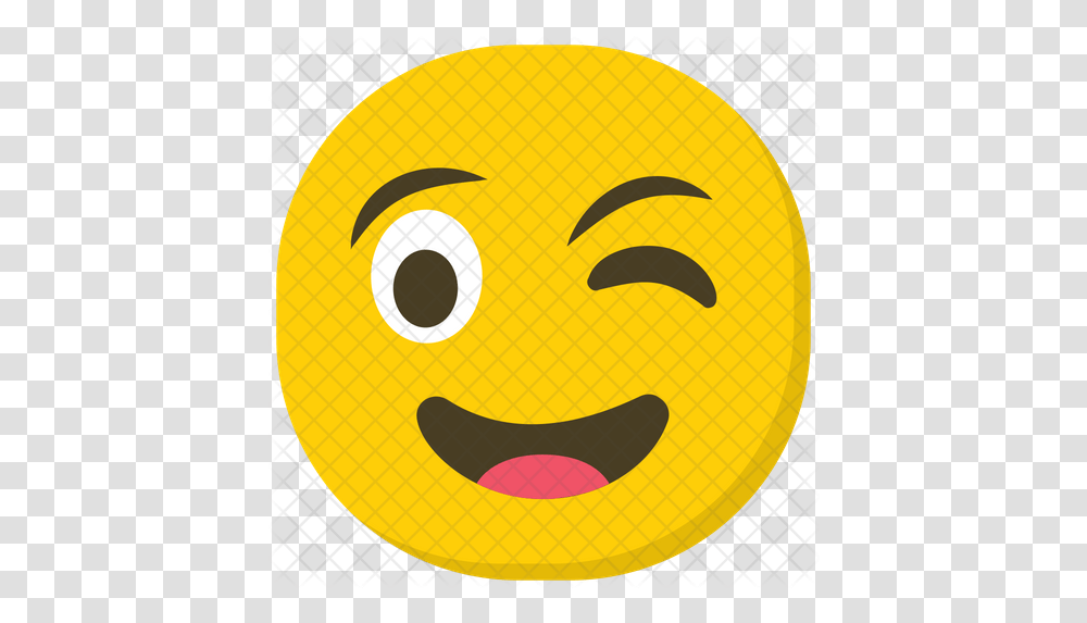 Winking Emoji Icon Gwanghwamun Gate, Pac Man, Peeps, Parade Transparent Png
