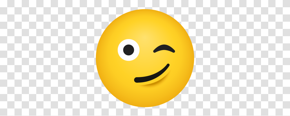 Winking Face Icon Happy, Pac Man, Tennis Ball, Sport, Sports Transparent Png