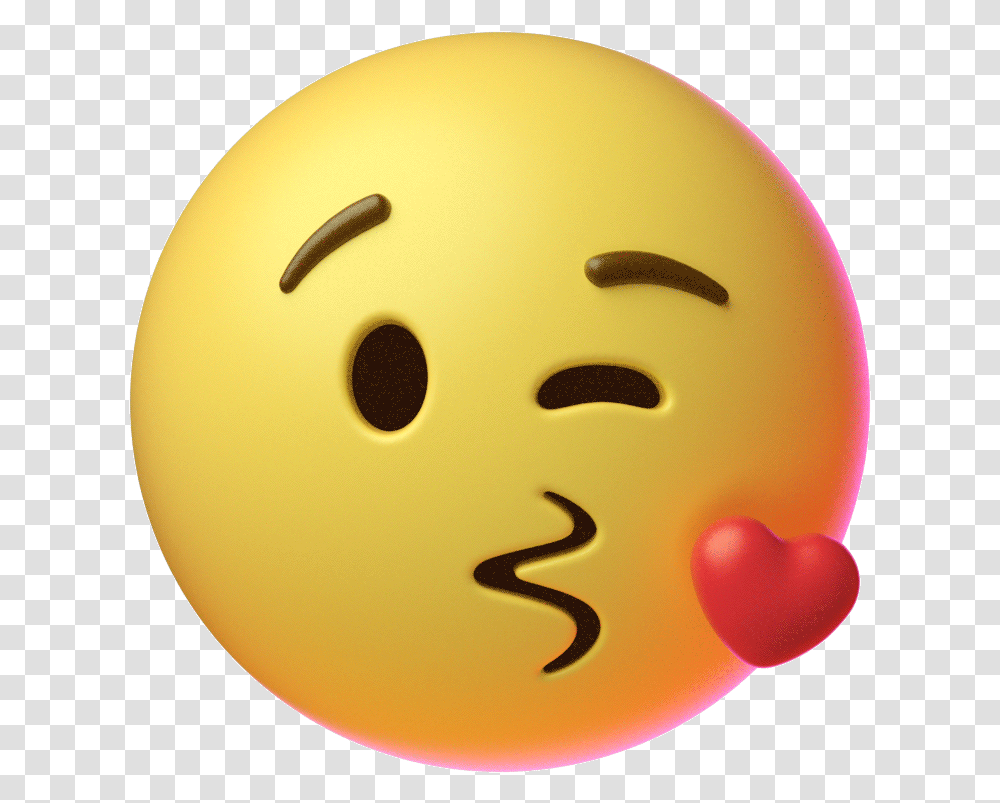 Winking Wink Sticker Animated Wink Emoji Gif, Ball, Balloon, Egg, Food Transparent Png