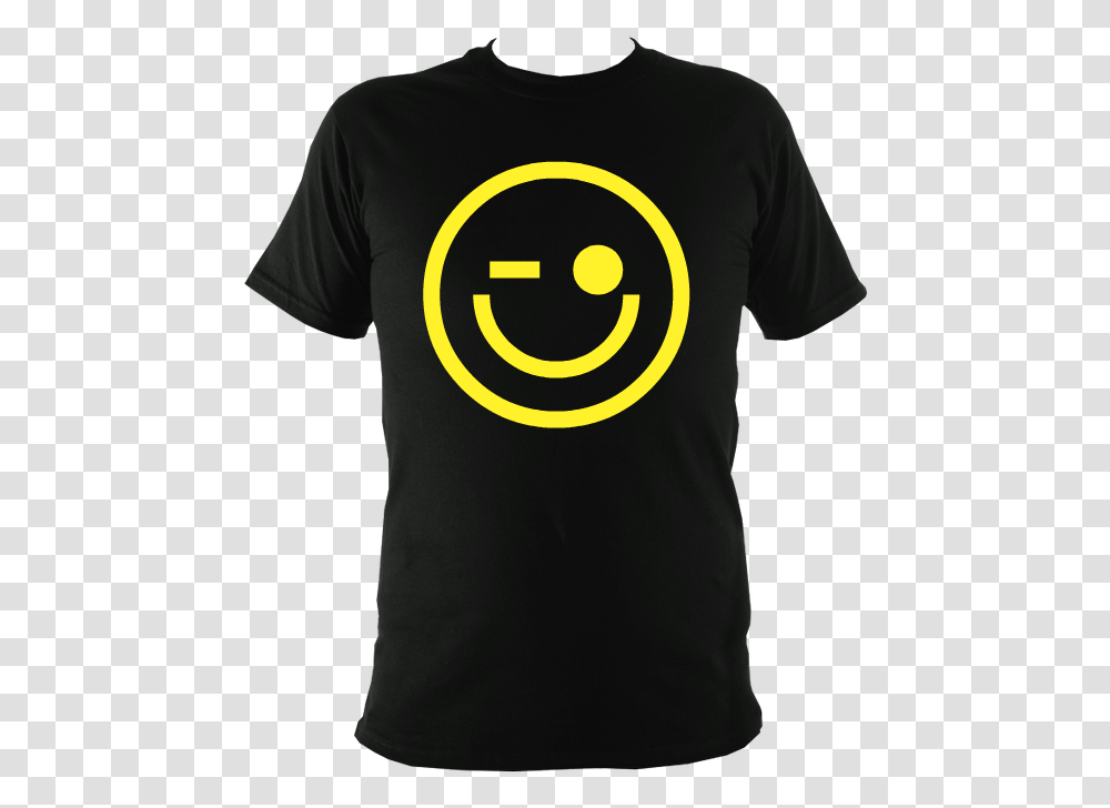 Winky Face Slogan T Shirt Vegan Barcode T Shirt, Apparel, T-Shirt, Sleeve Transparent Png