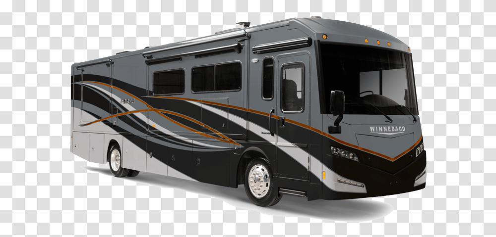 Winnebago Forza Rv, Bus, Vehicle, Transportation, Van Transparent Png