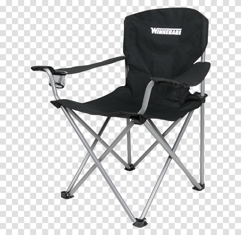 Winnebago Lawn Chair Folding Black Lawn Chair, Furniture, Canvas, Bow, Cushion Transparent Png