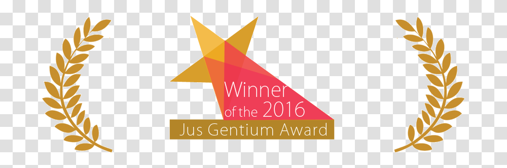 Winner Of The 2016 Jus Gentium Award Havana Film Festival Laurel, Triangle, Star Symbol, Metropolis, City Transparent Png
