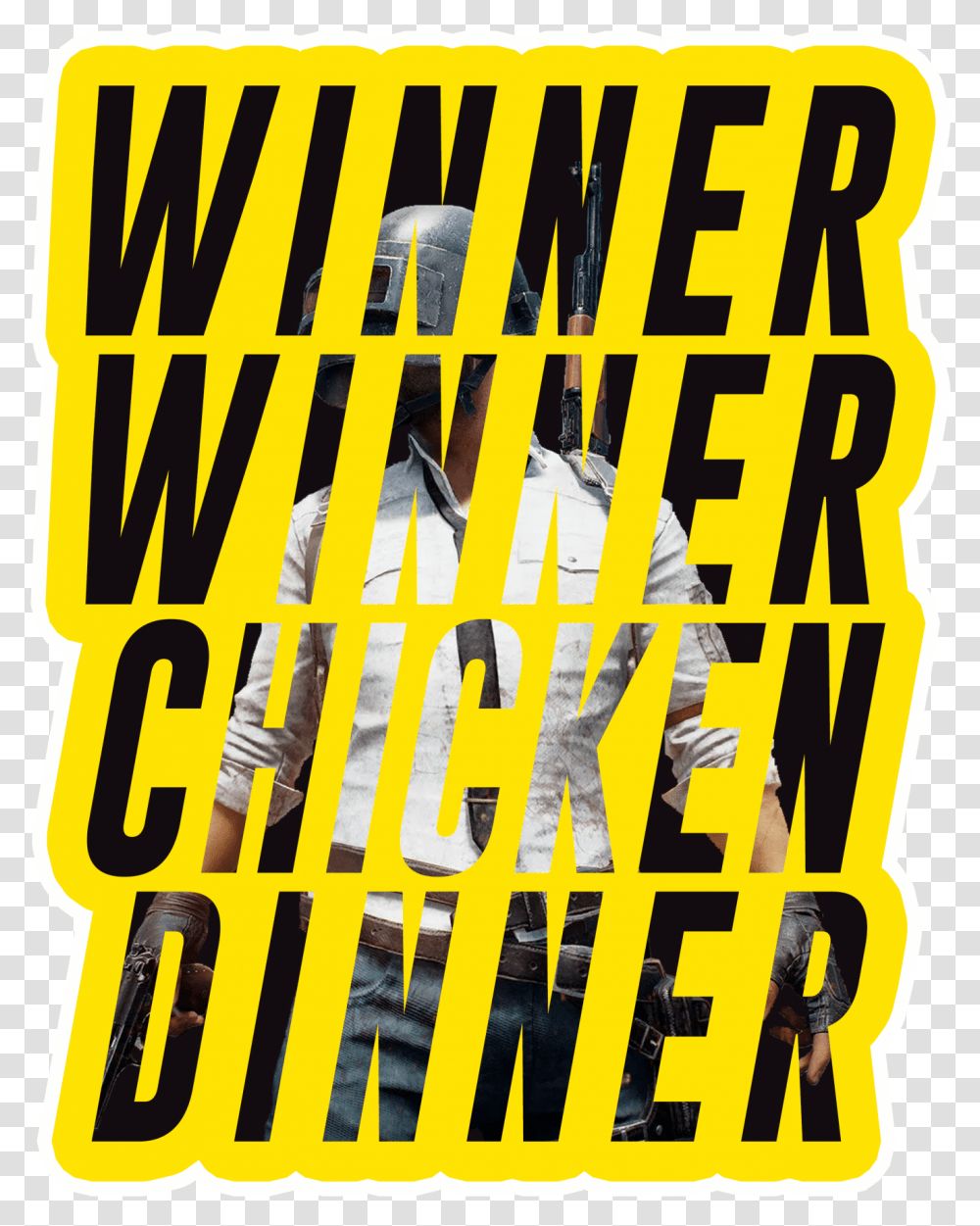 Winner Winner Chicken Dinner, Word, Poster, Advertisement Transparent Png