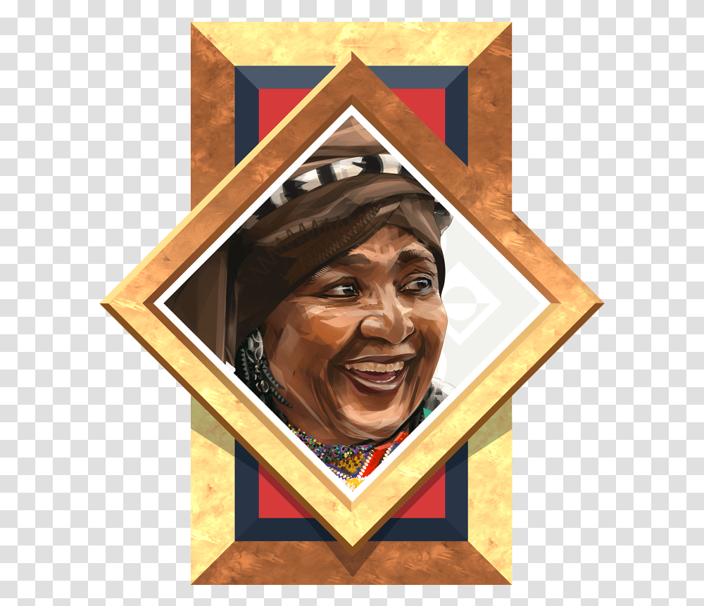 Winnie Madikizela Mandela Of South Africa Umurage Foundation Legson Kayira, Person, Head, Painting Transparent Png